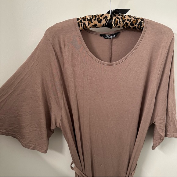 NWOT Tie Waist Midi Shirt Dress - Picture 8 of 8